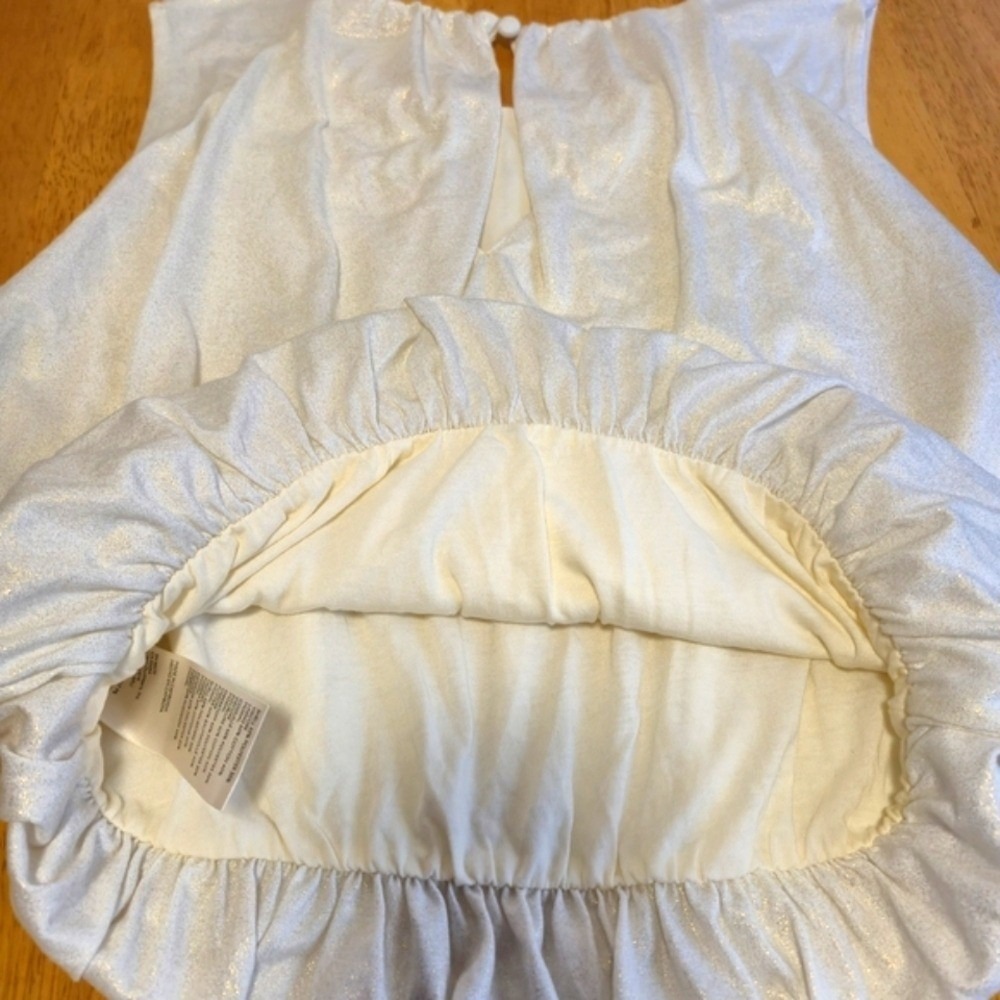 Anthropologie Cream Boxy Sleeveless Tank Top - Picture 8 of 11